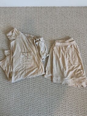 Little Sleepies Beige pajama set